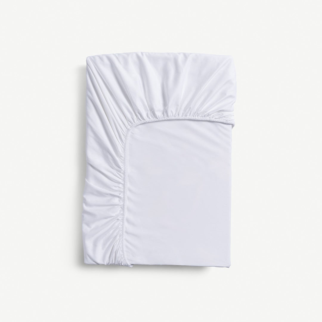 شرشف ملائمة من ديتوكس 120 × 200 سم - أبيض