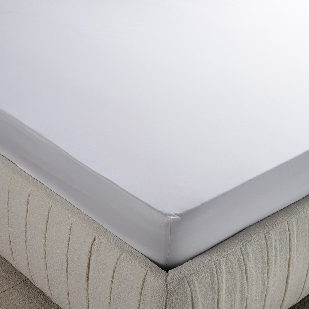 شرشف ملائمة من ديتوكس 120 × 200 سم - أبيض