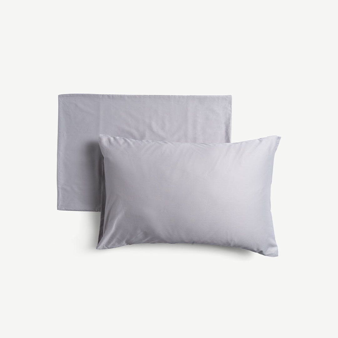 Detox Pillow Case Set -Pastel Grey