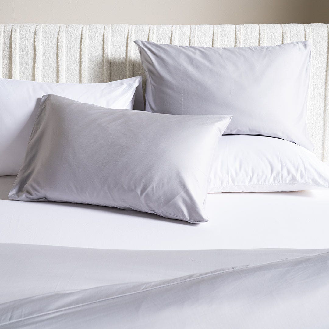 Detox Pillow Case Set -Pastel Grey