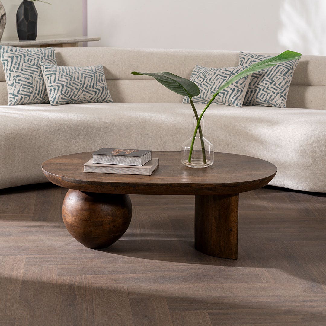 Donovan Center Table Brown