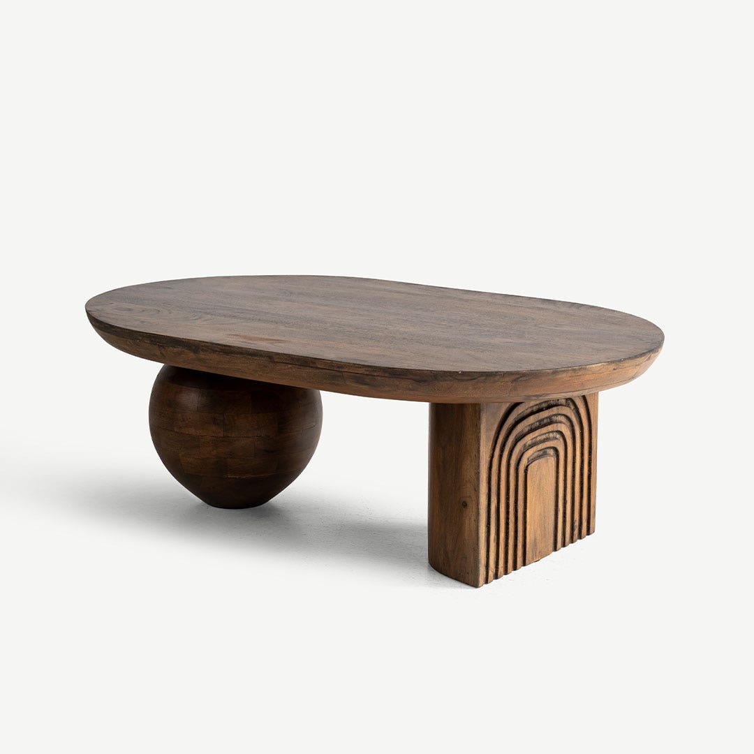 Donovan Center Table Brown