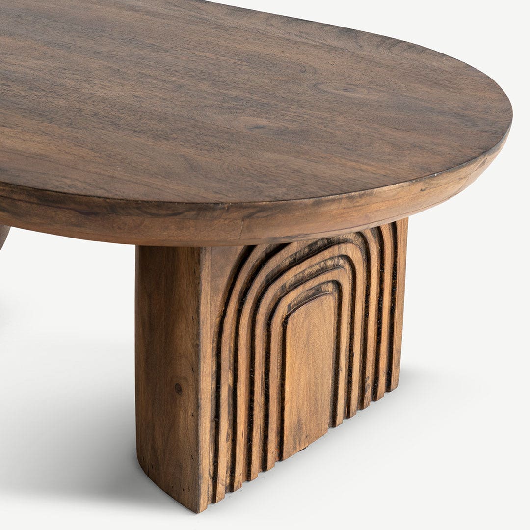 Donovan Center Table Brown
