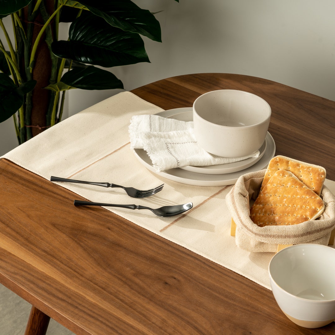 Dunn Cotton Canvas Table Runner