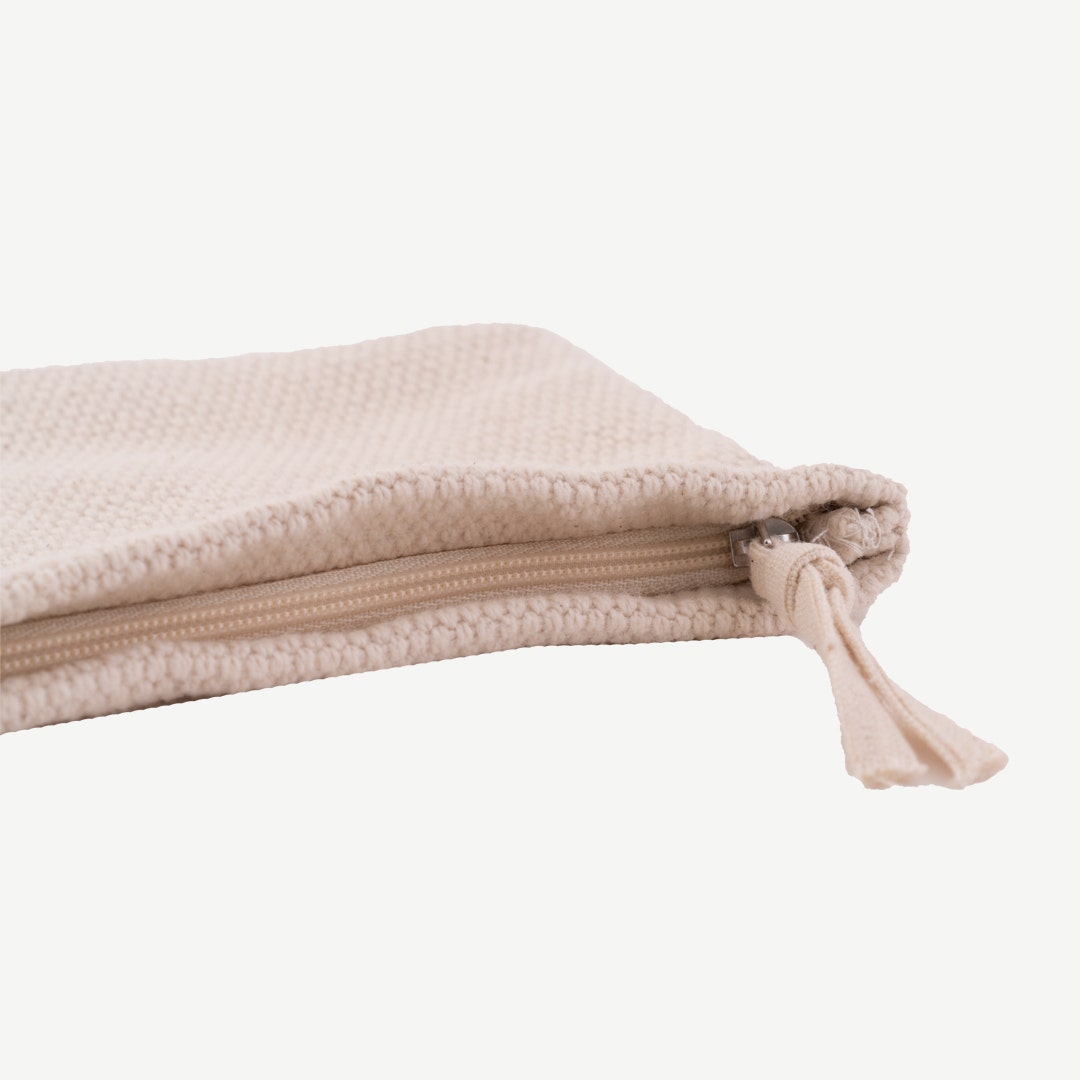 Effie Woven Cotton Pouch 21cm