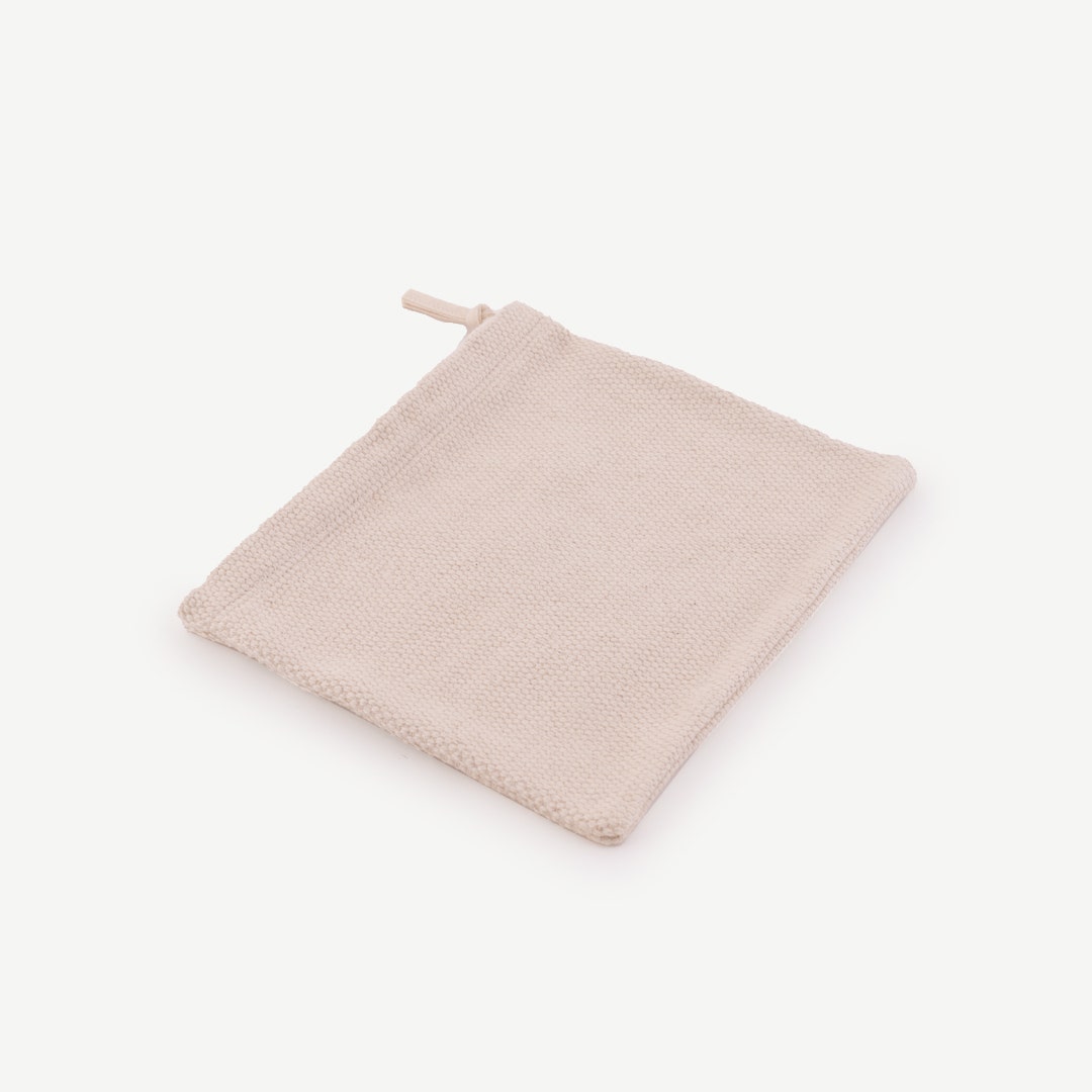 Effie Woven Cotton Pouch 23cm
