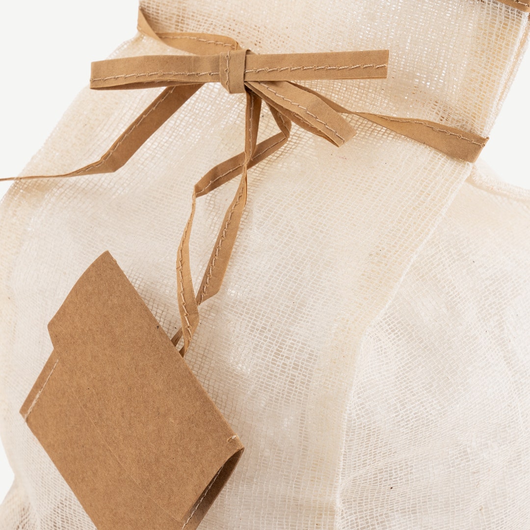 Elan Cotton Mesh Gift Pouch-12cm