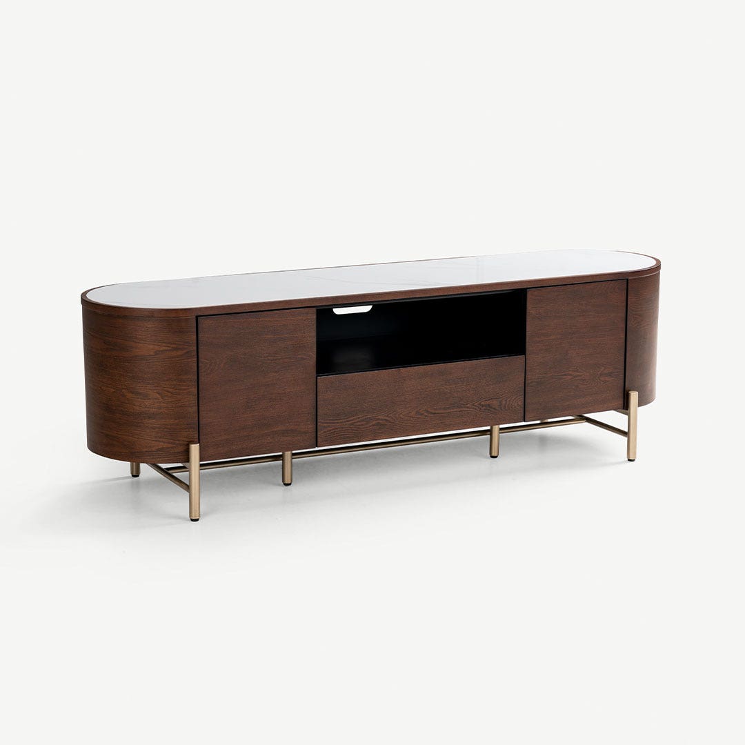 Elana TV Unit White