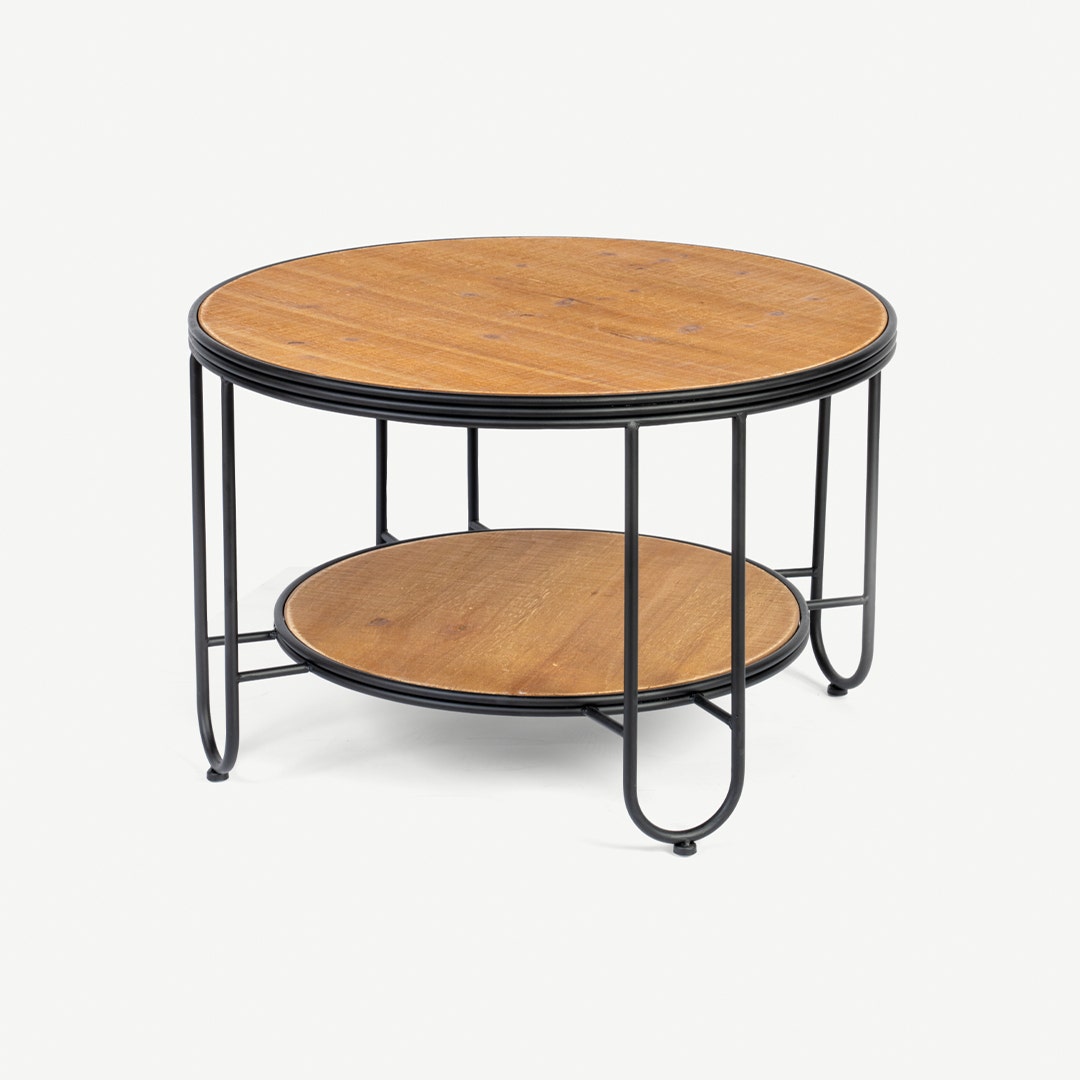 Eleanor Round Centre Table Walnut