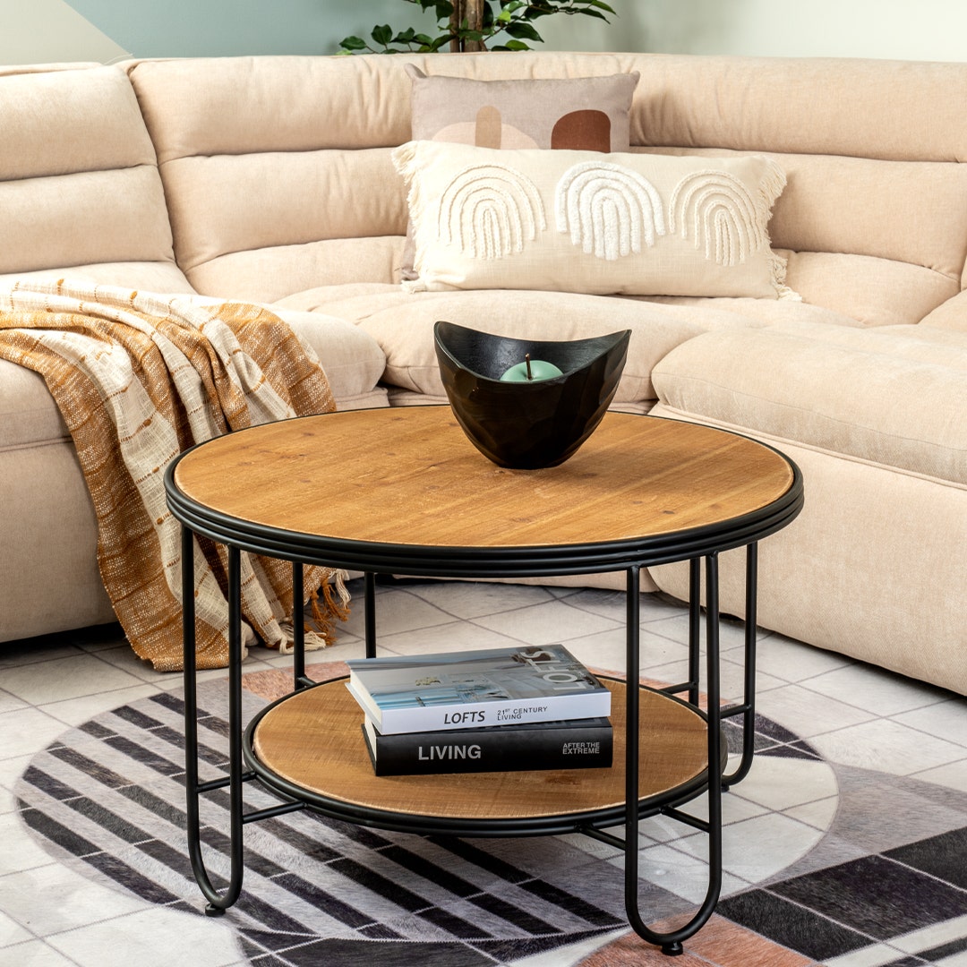 Eleanor Round Centre Table Walnut