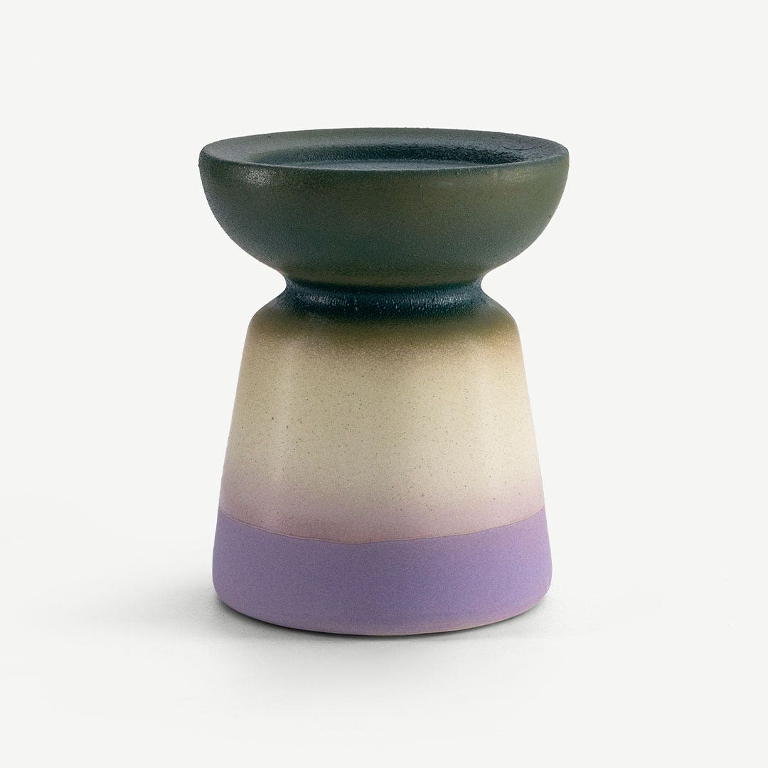 Eleo Ceramic Candle Holder - 14cm