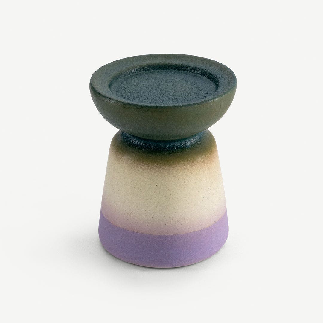 Eleo Ceramic Candle Holder - 14cm