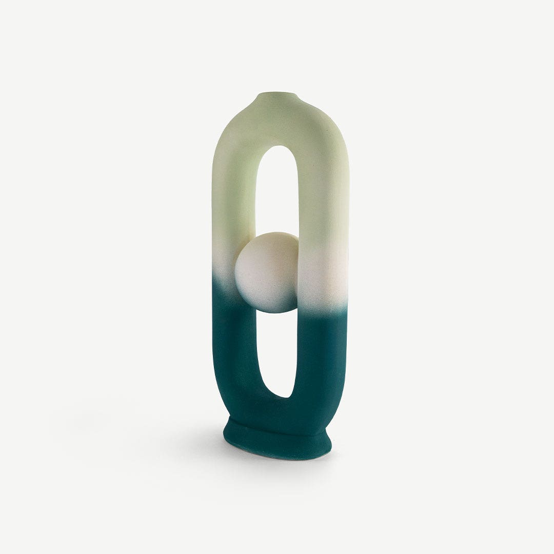 Eleo Ceramic Decor Vase - Multicolor