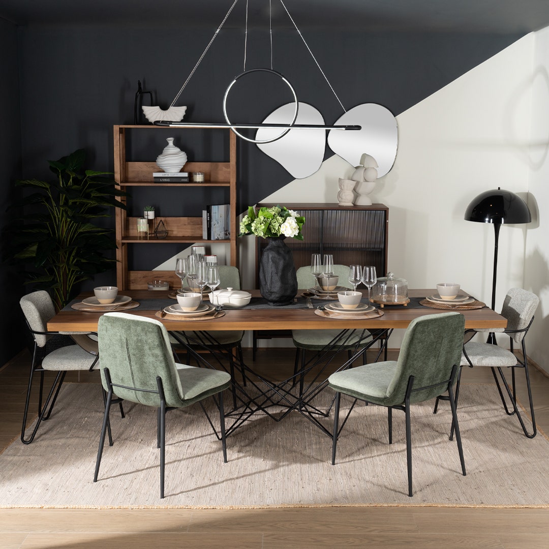 Elijah Dining Table 8 Seater Natural