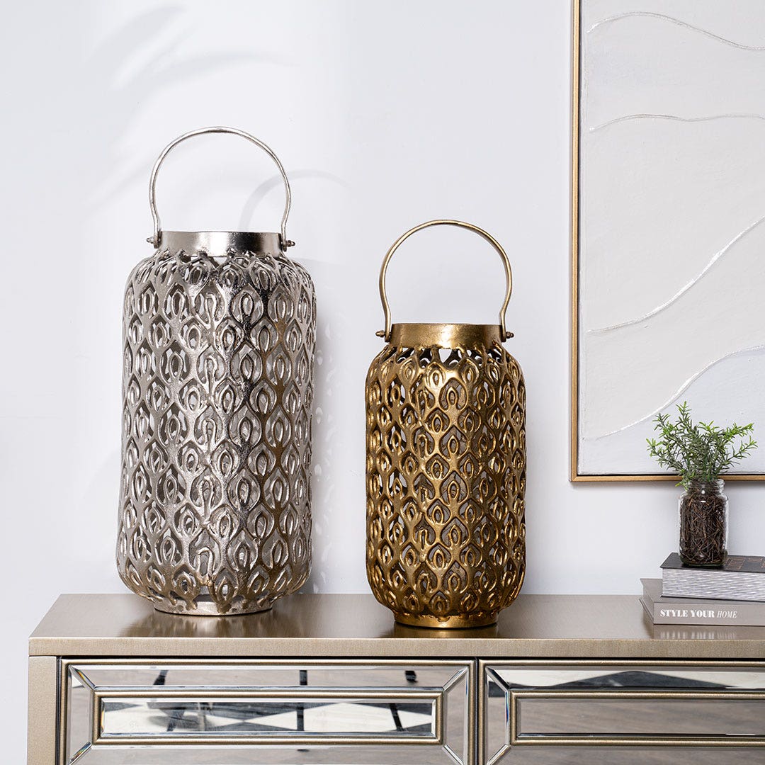 Elior Lantern -Silver