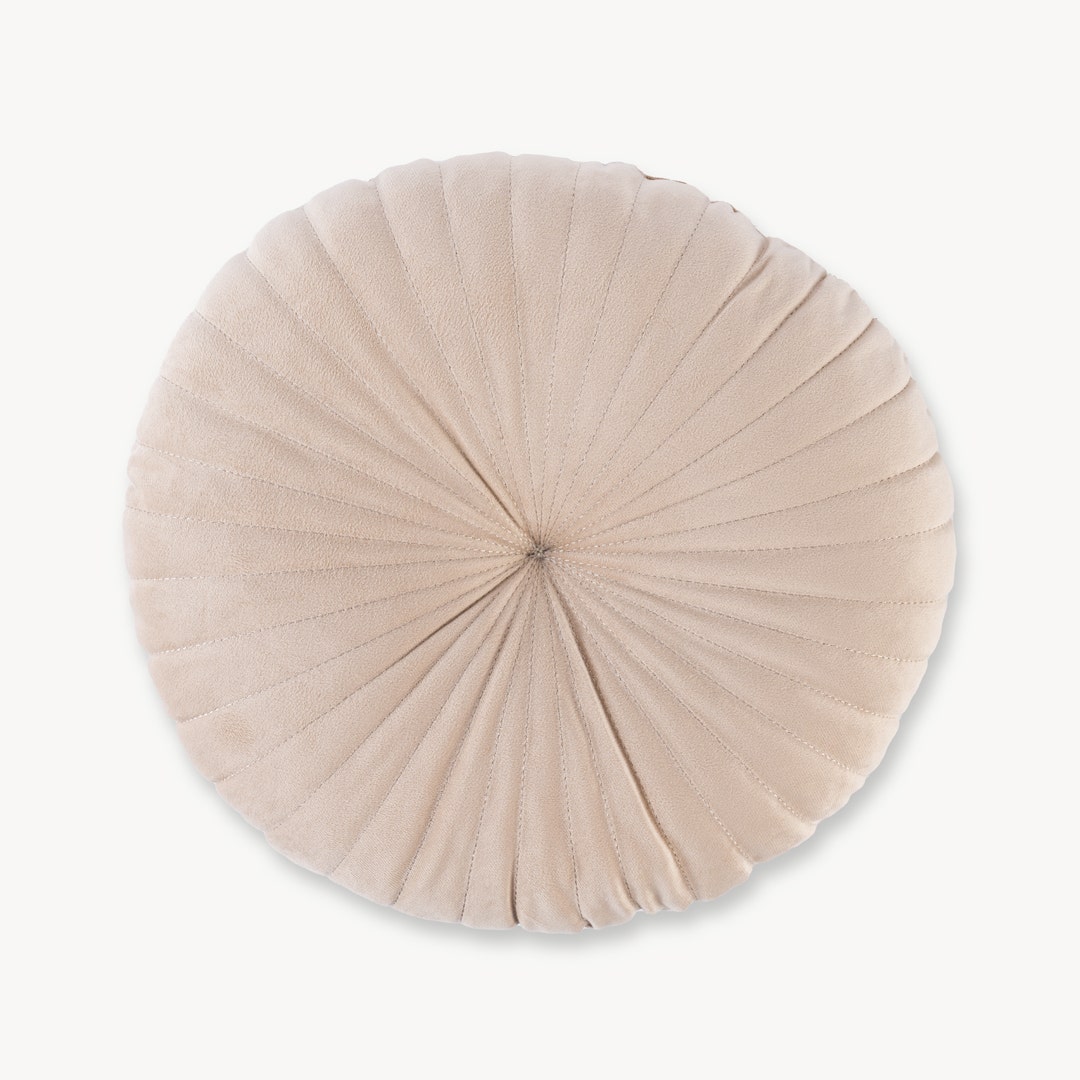 Pink round cushion sales
