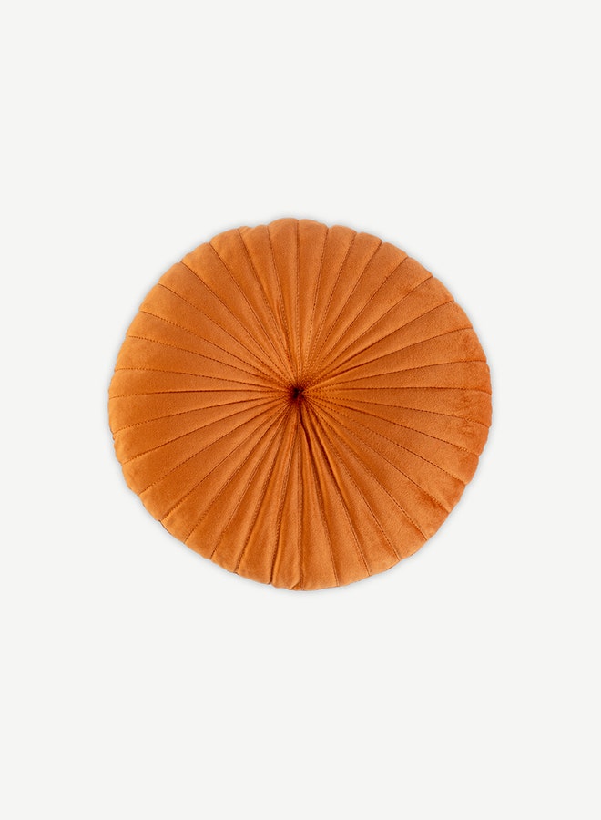 Shelly round 2025 velvet pillow