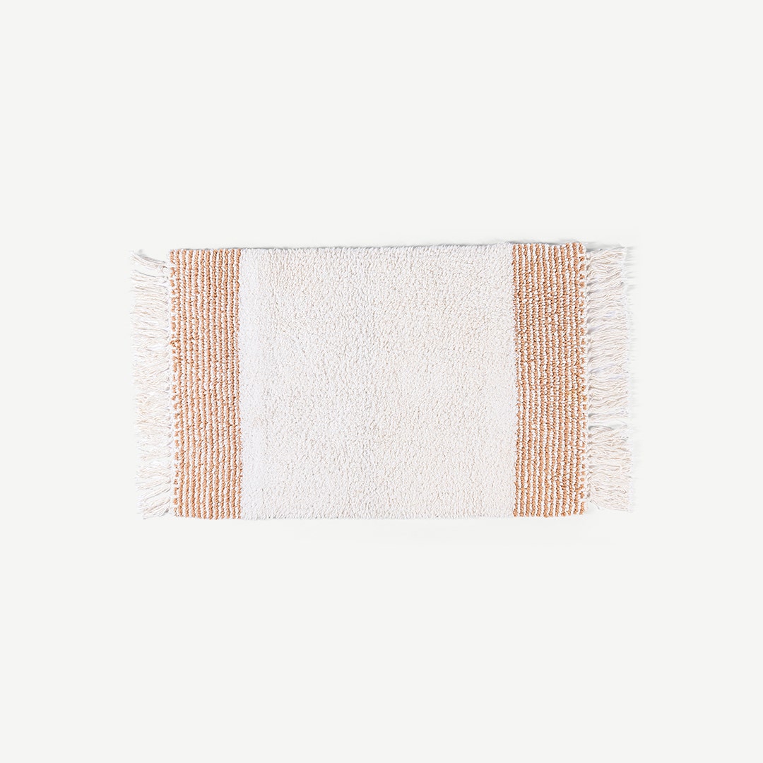Elly Reversible Tufted Bathmat Coffee