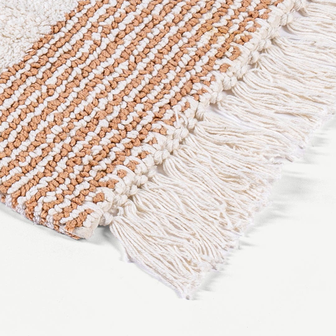 Elly Reversible Tufted Bathmat Coffee