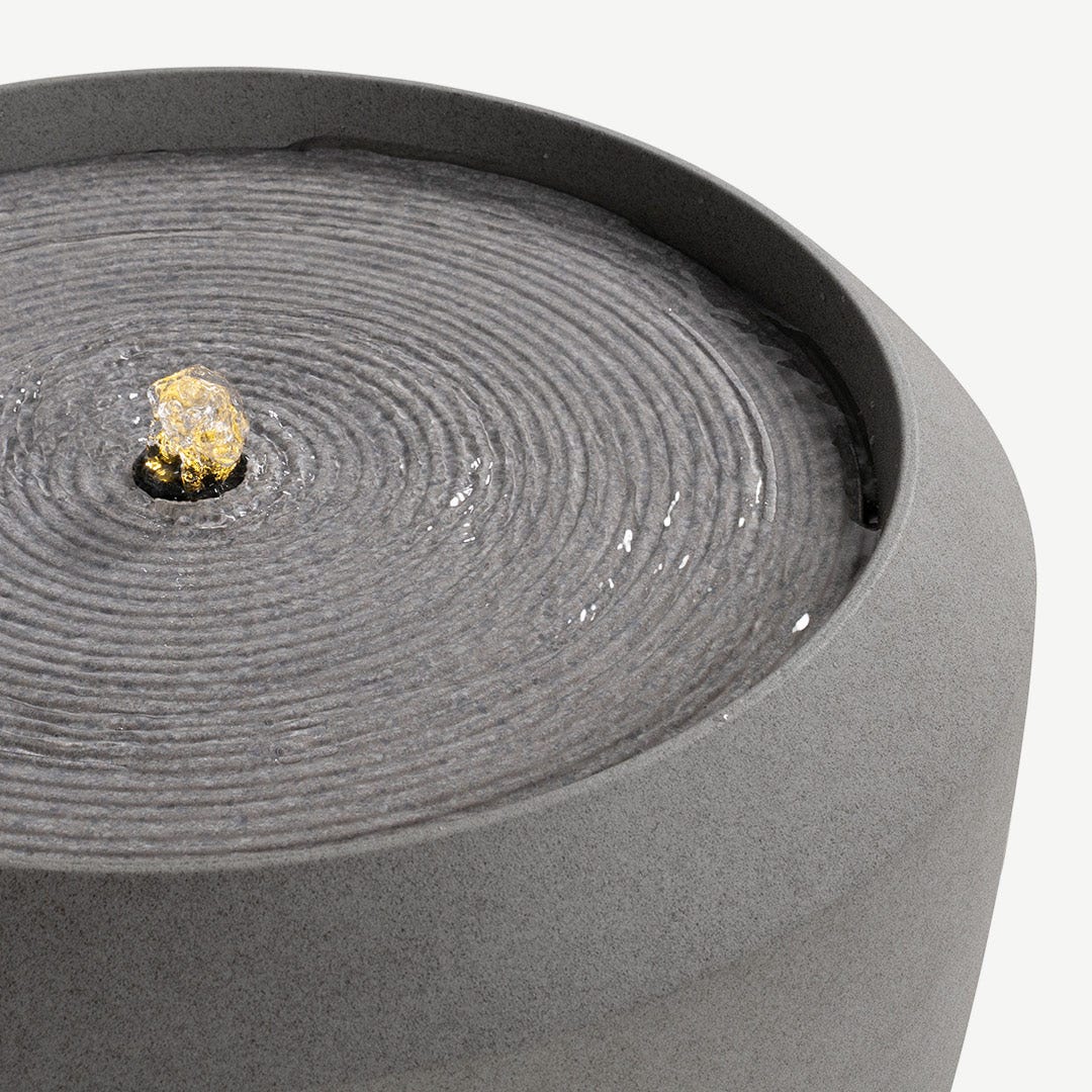 Emelia Fountain 56x49cm - Grey