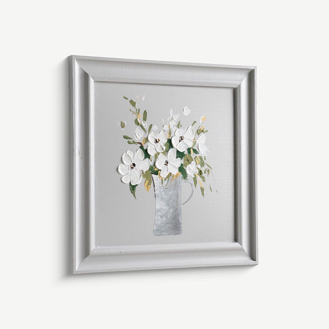 Emer Hand Painted Wall Art - 40x40 cm