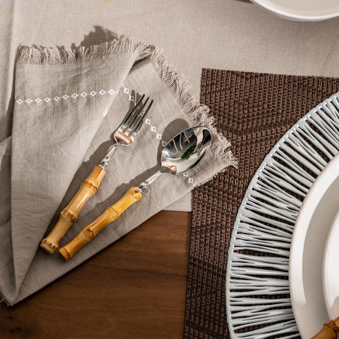 Emmie Bamboo Dessert Fork 13x3x3cm