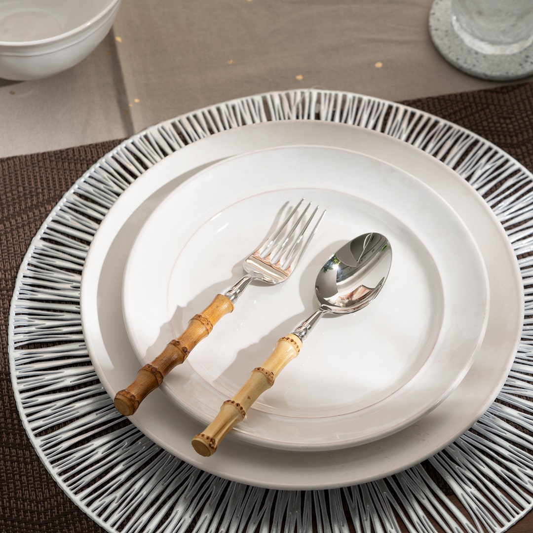 Emmie Bamboo Dessert Spoon 15x3x3cm