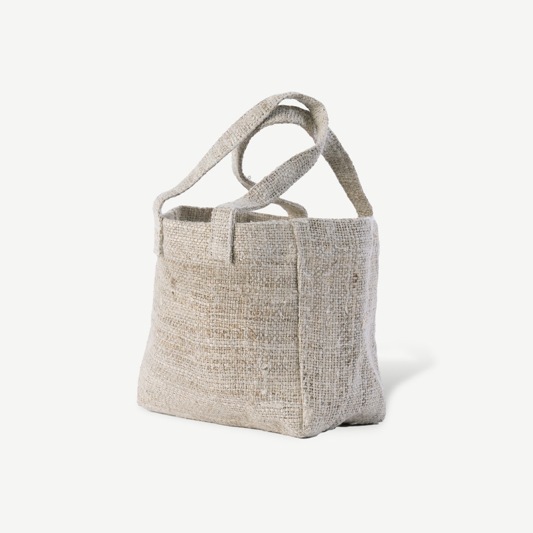 Erinn Natural Hemp Tote Bag 16cm