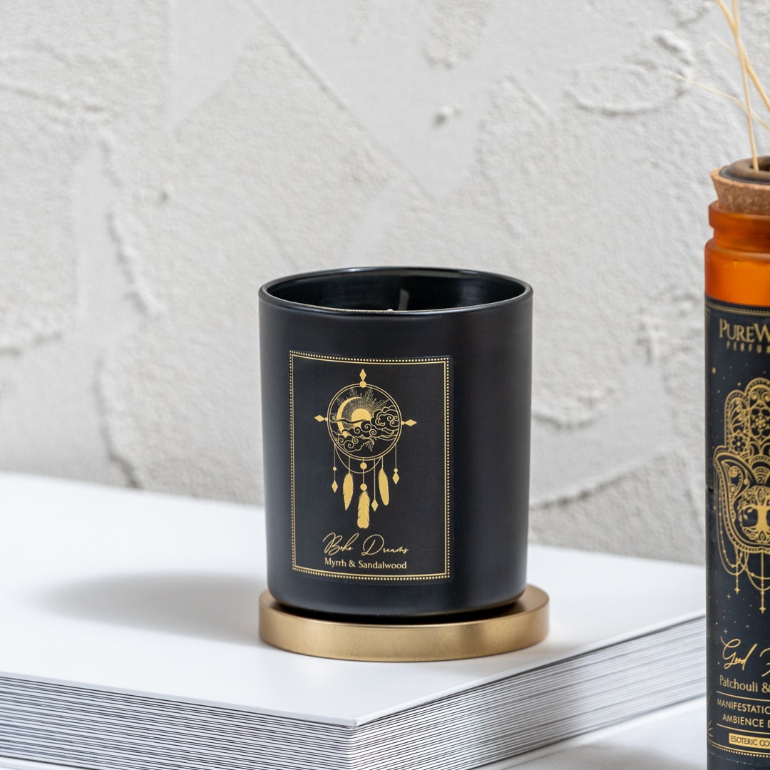 Esoteric Scented Candle-Myrrh & Sndlwood