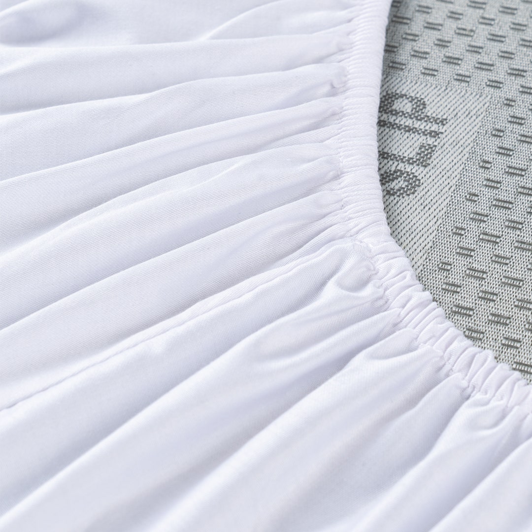 Esther Fitted Sheet 200x200cm- White