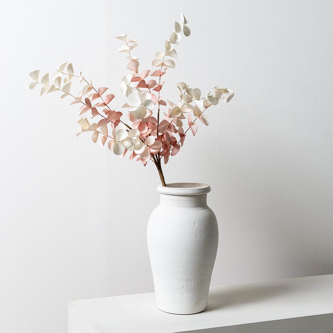 Eucalyptus Leaves -Pastel Pink