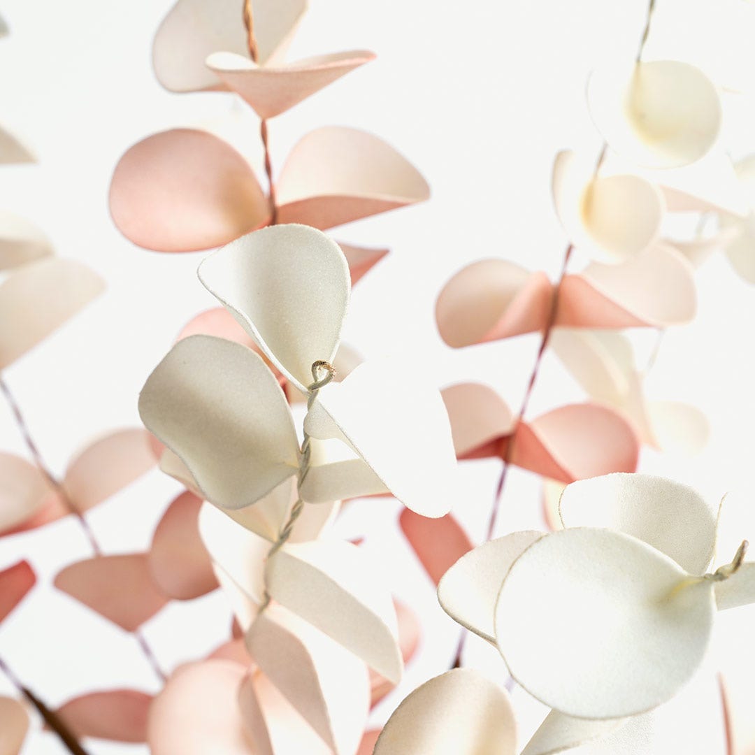 Eucalyptus Leaves -Pastel Pink