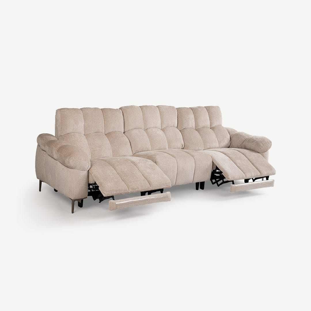 يوفيولا كنبة استرخاء 3 مقاعد - عاجي