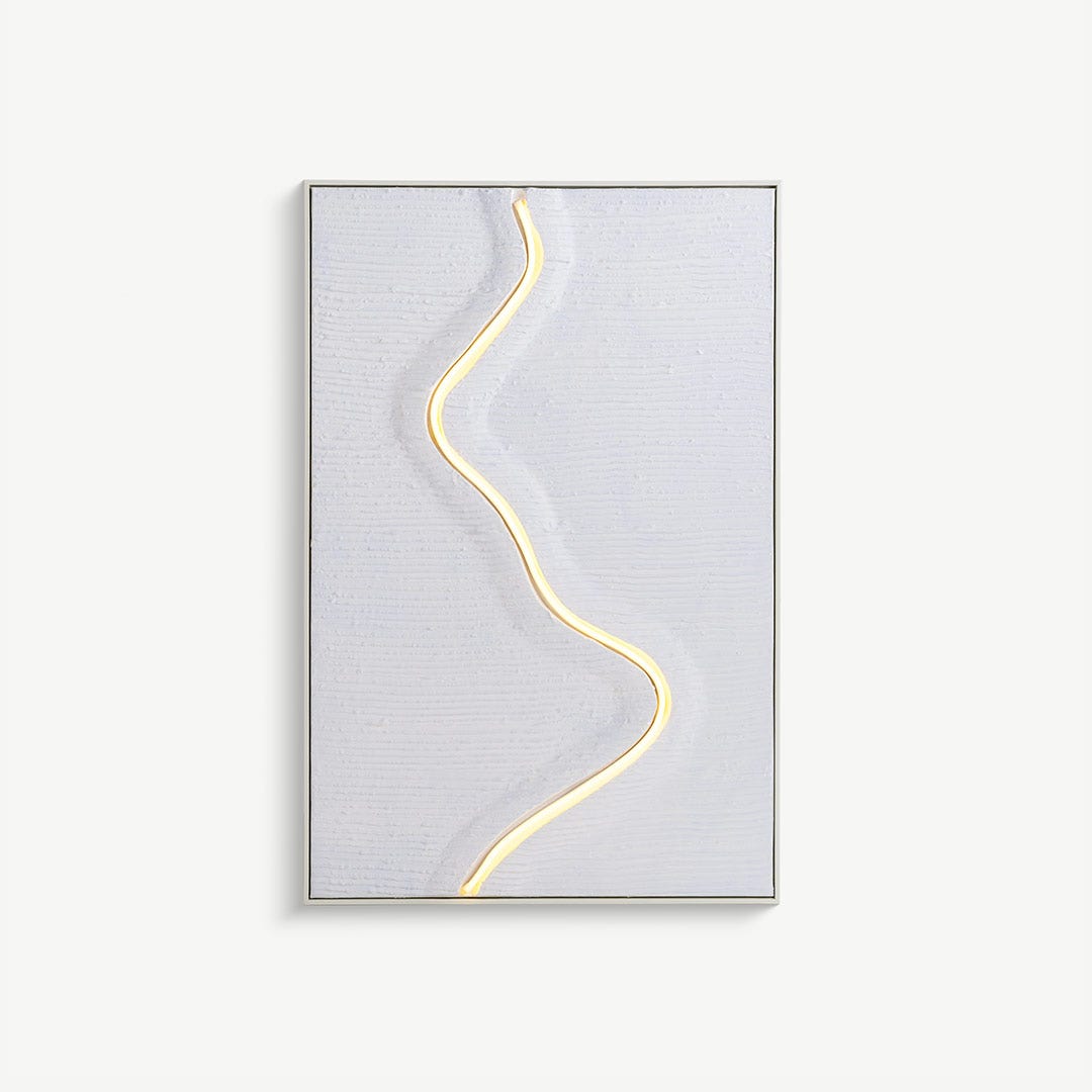 إيفا لوحة جدارية مع إضاءة LED