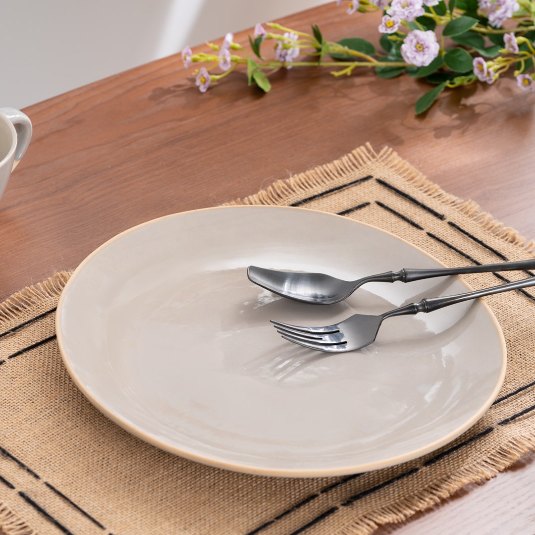 Evalyna Dinner Plate Grey 27cm