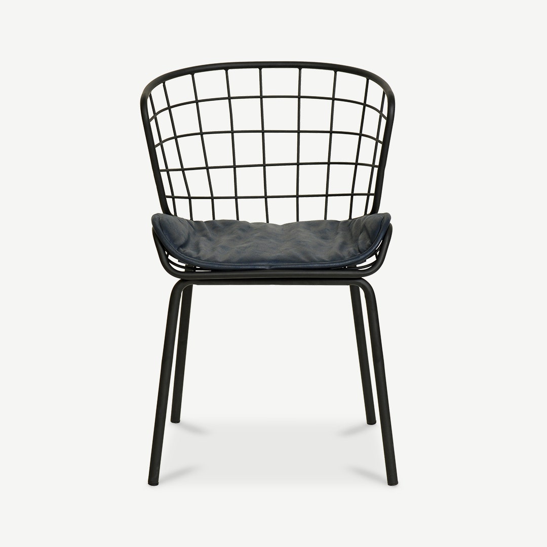 Eve Dining Chair Navy Blue