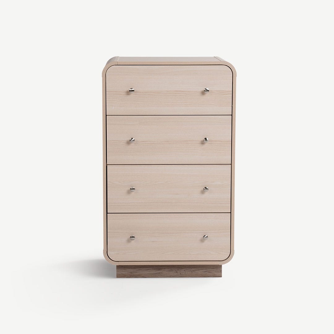 Everet Chest of 4 Drawers Natural