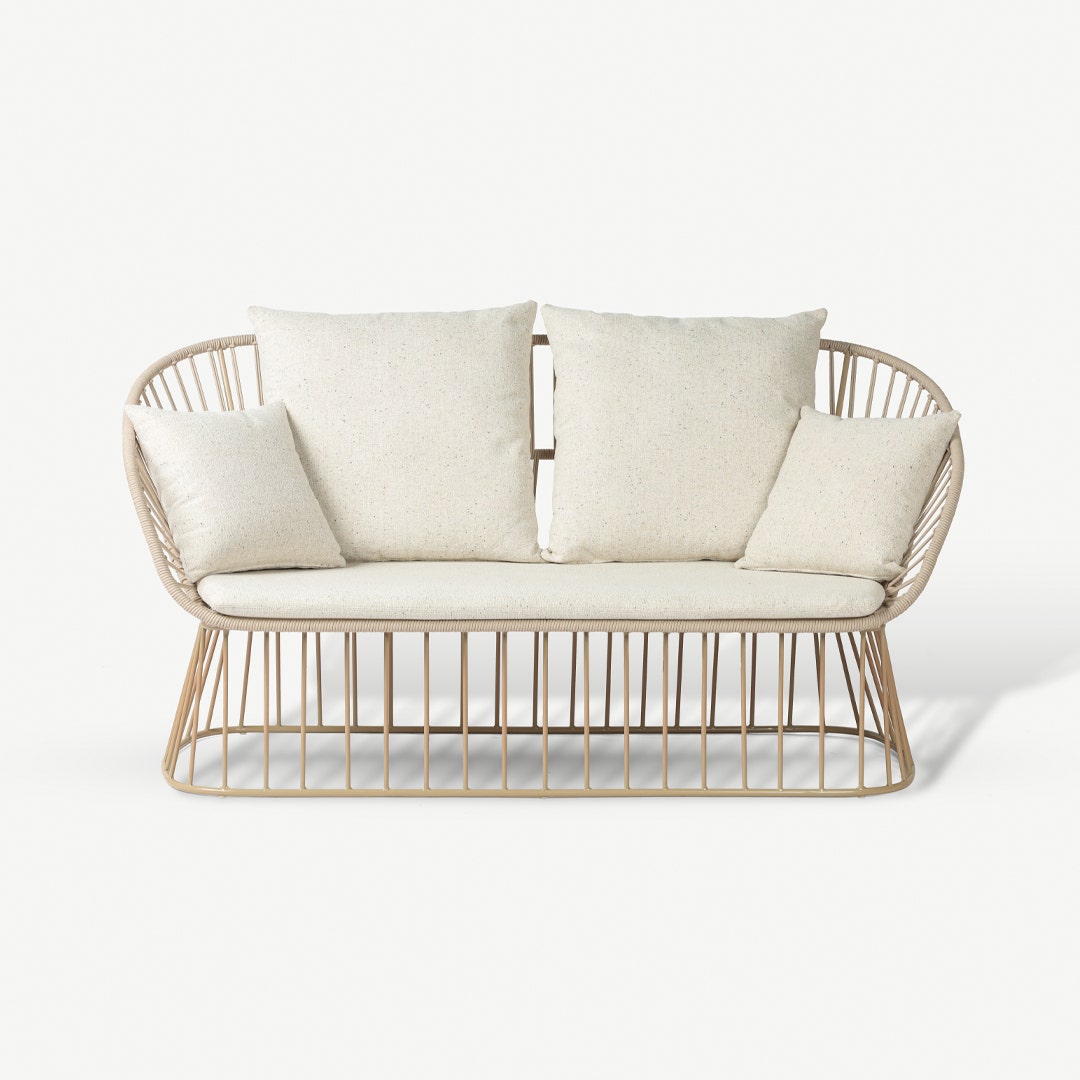 Garden 2 seater sales sofa