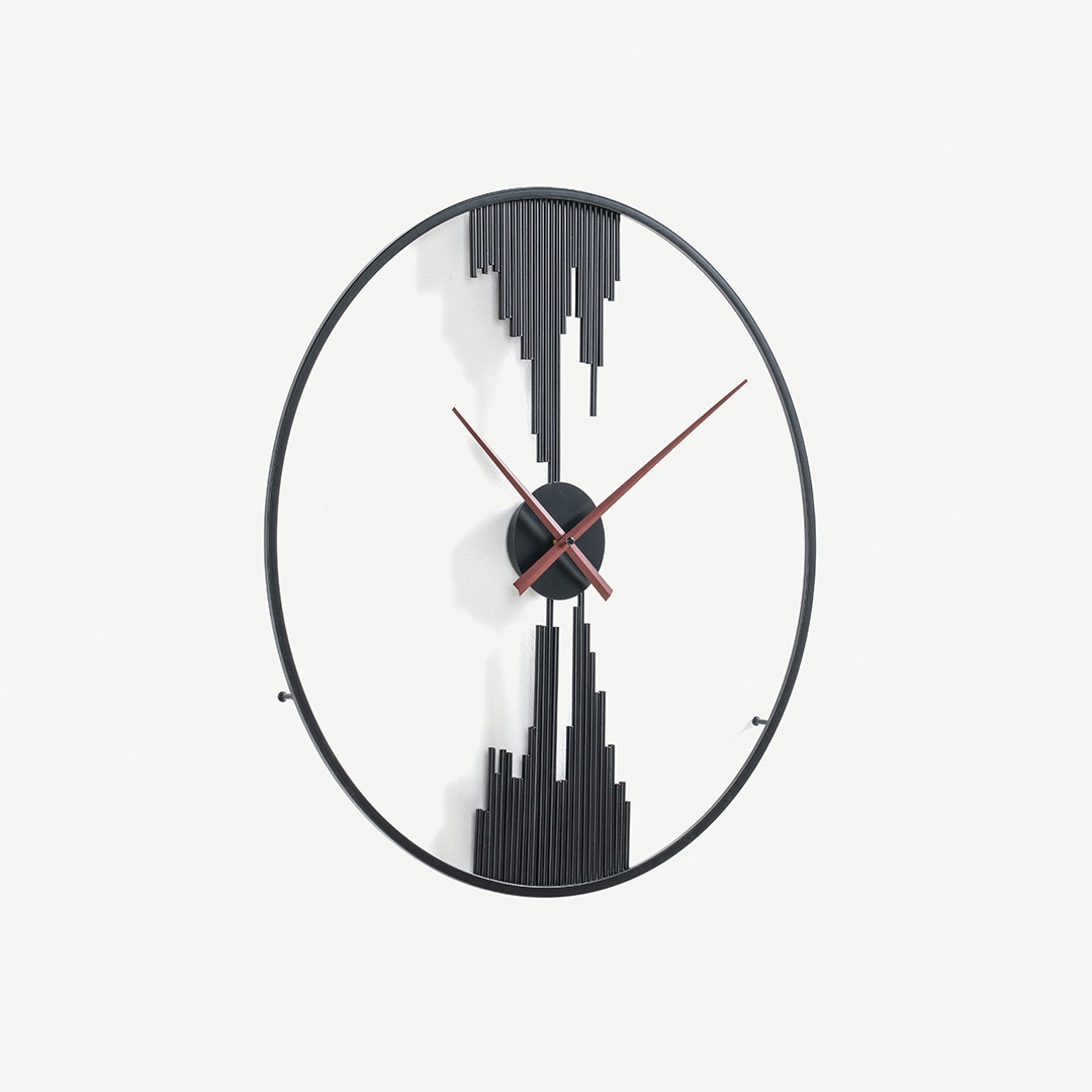 Fairmont Wall Clock -Black