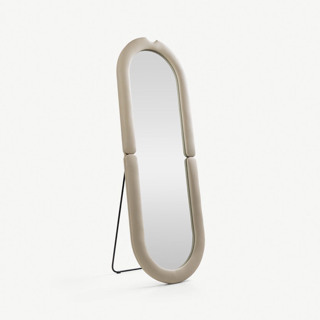 Fayne Floor Mirror - Cream