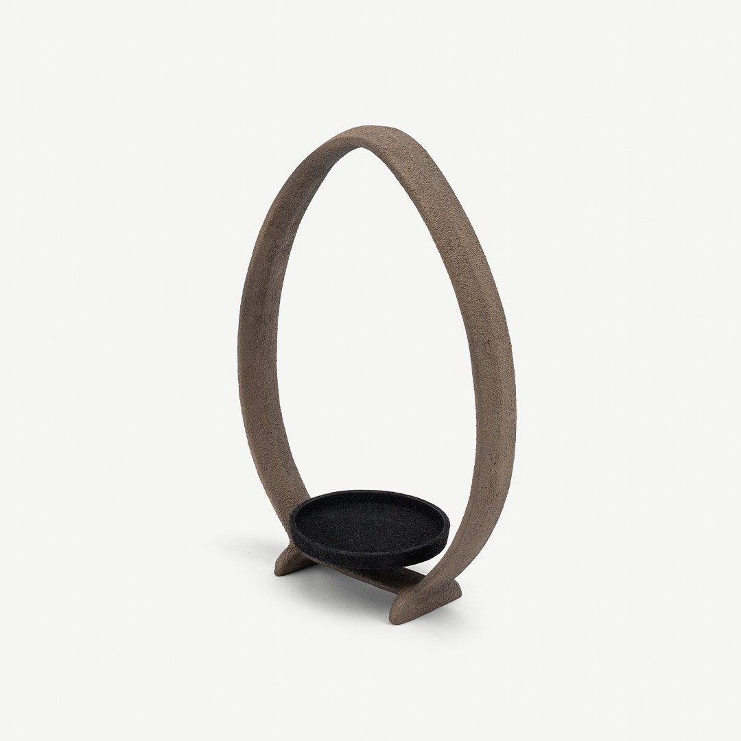 Fiana Pillar Candle Holder -35cm