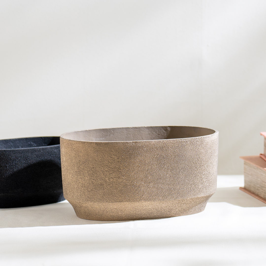 Fiana Planter -Greige