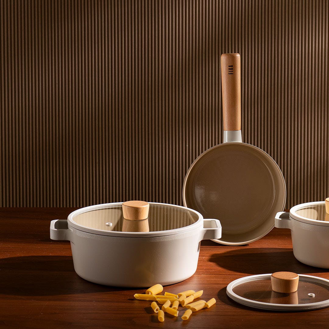 Fika Cooking Pot with Lid - 22cm