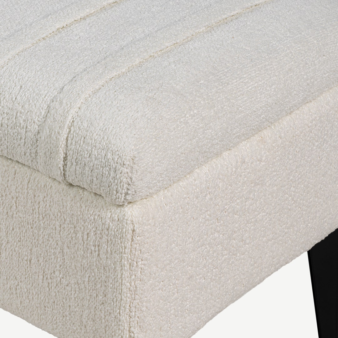 فينلاند مقعد بنش مع مساحة تخزين - عاجي