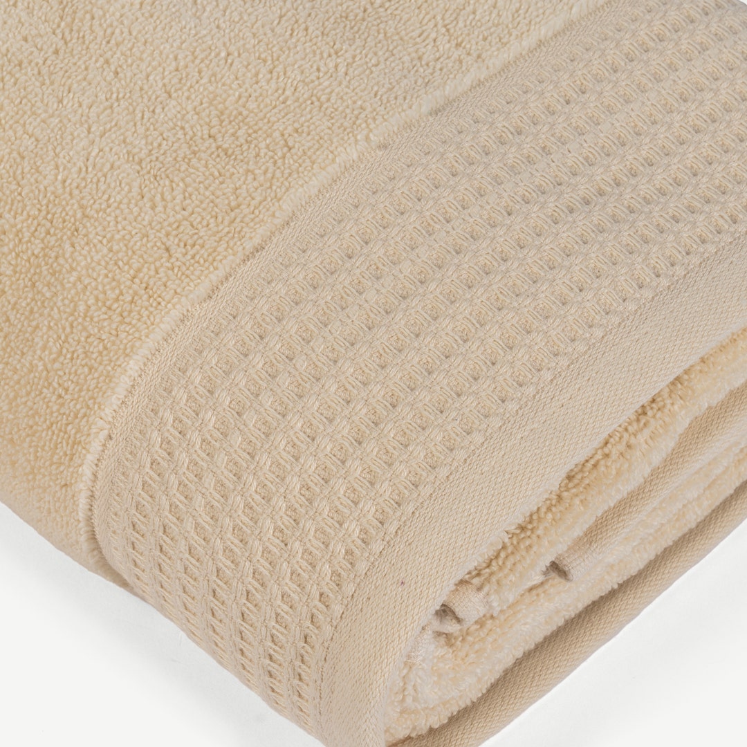 Fiola Bath Sheet Ivory -90x150cm