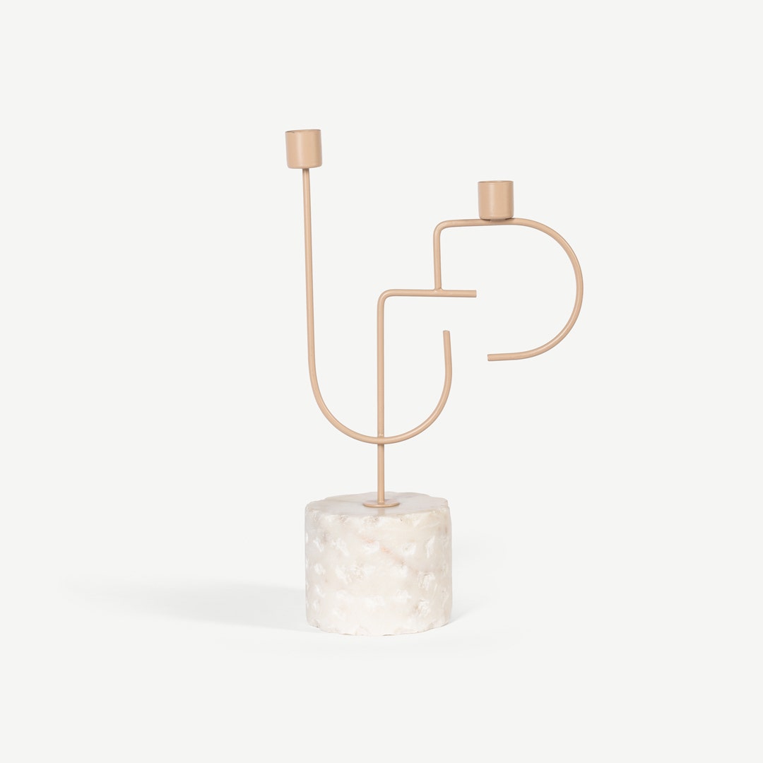 Fiora Marble Candle Holder