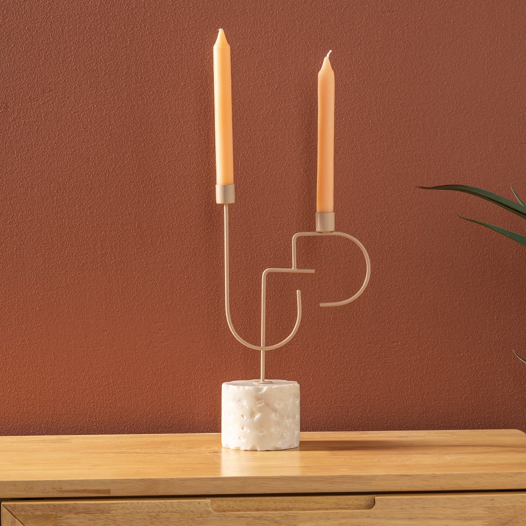 Fiora Marble Candle Holder