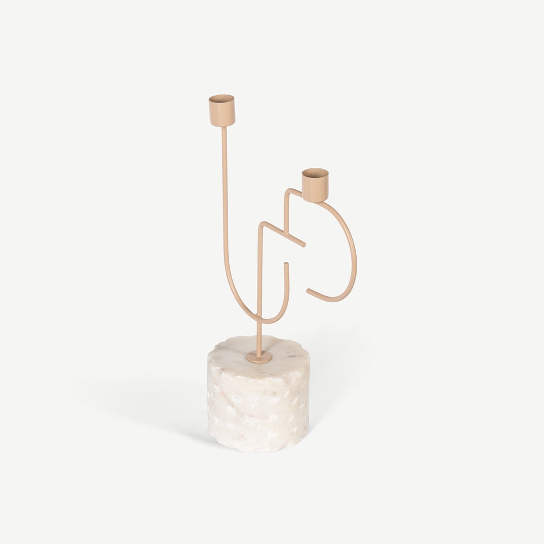 Fiora Marble Candle Holder