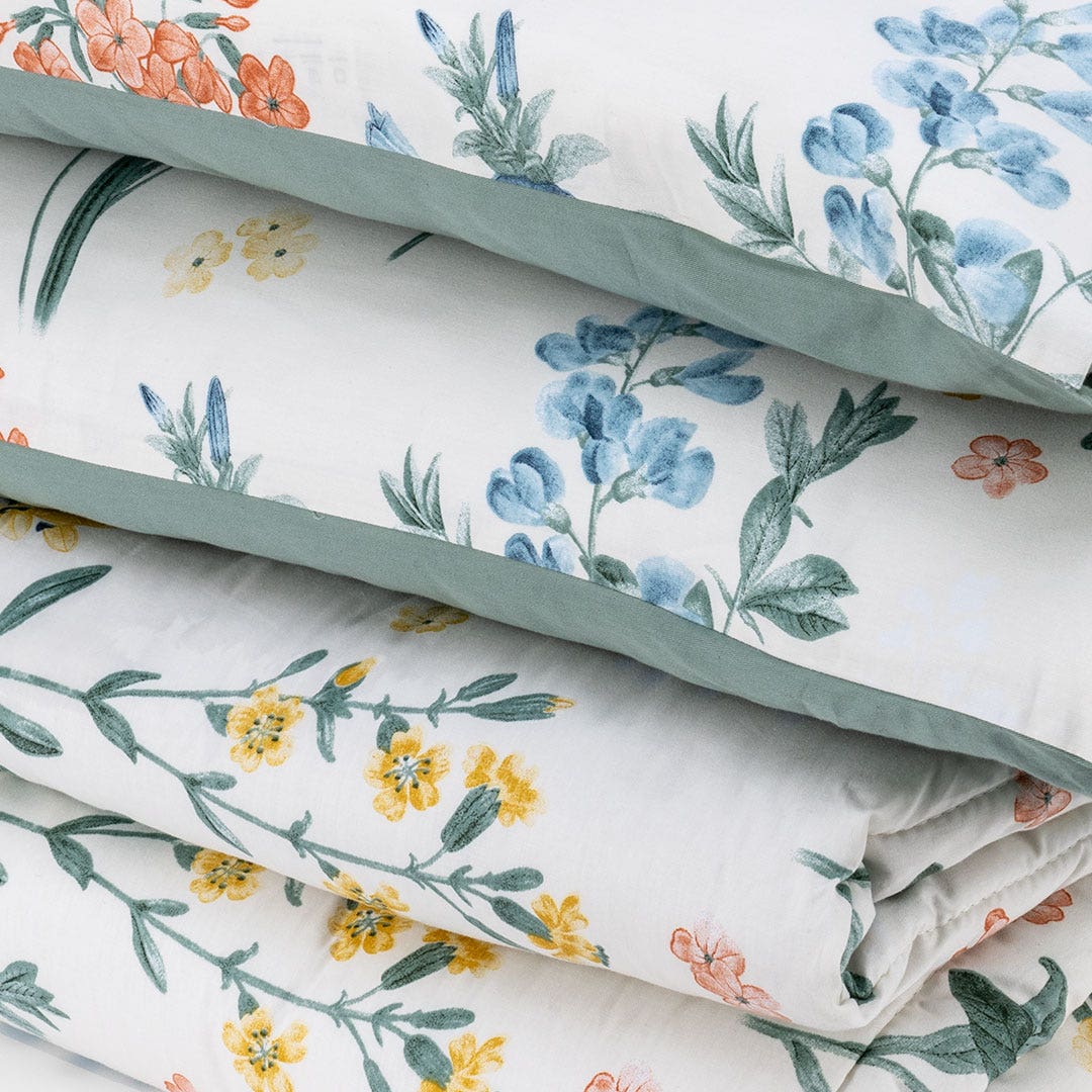 Flowers Garden Comforter Set of 3 pieces