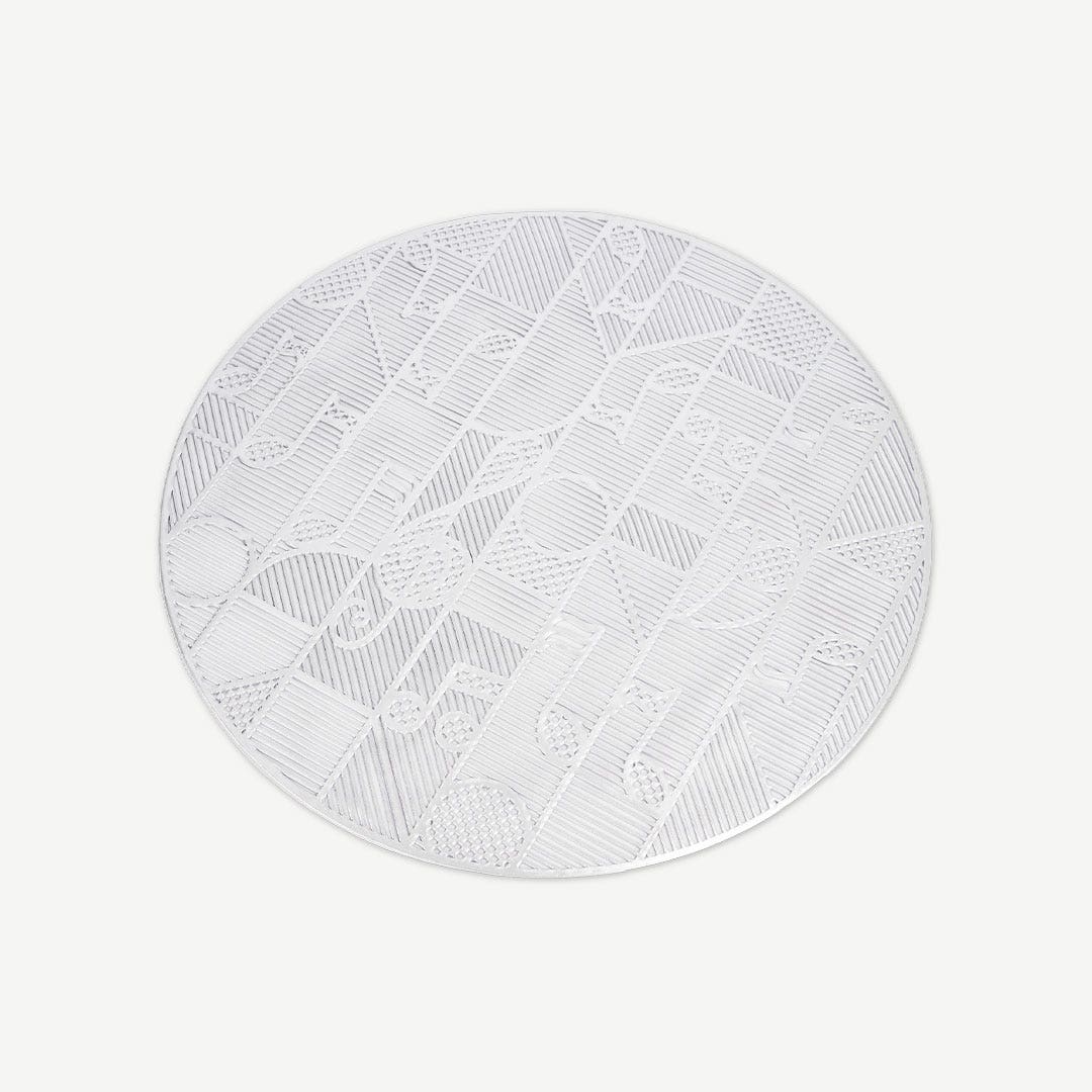 Fresco Placemat Silver -38x38cm